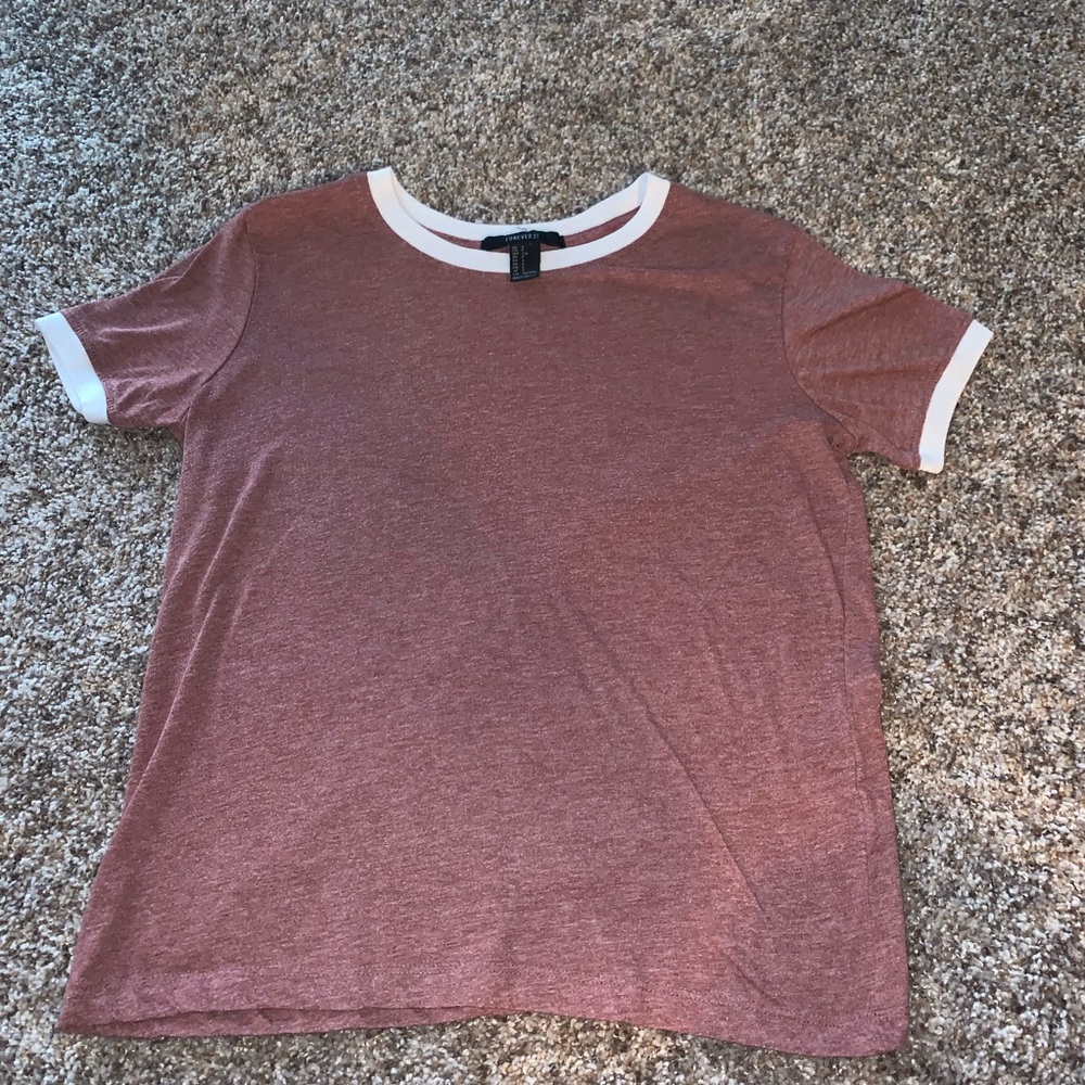 Muted Maroon Tee